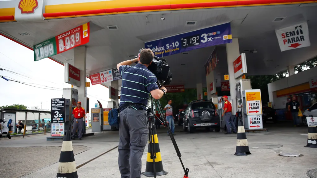 Nyní již bezmála legendární čerpací stanice v Rio de Janeiru