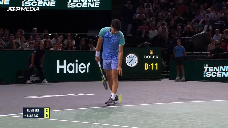 Alcaraz ze čtyř účastí na Masters v Paříži ani jednou nepostoupil do semifinále