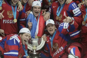 Radost ruských hokejistů