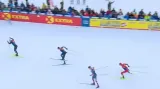 Finále sprintu mužů volně v Toblachu
