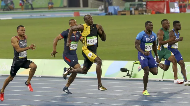 Olympijské finále běhu na 100 metrů