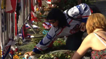 Pietní akt na Staroměstském náměstí v Praze