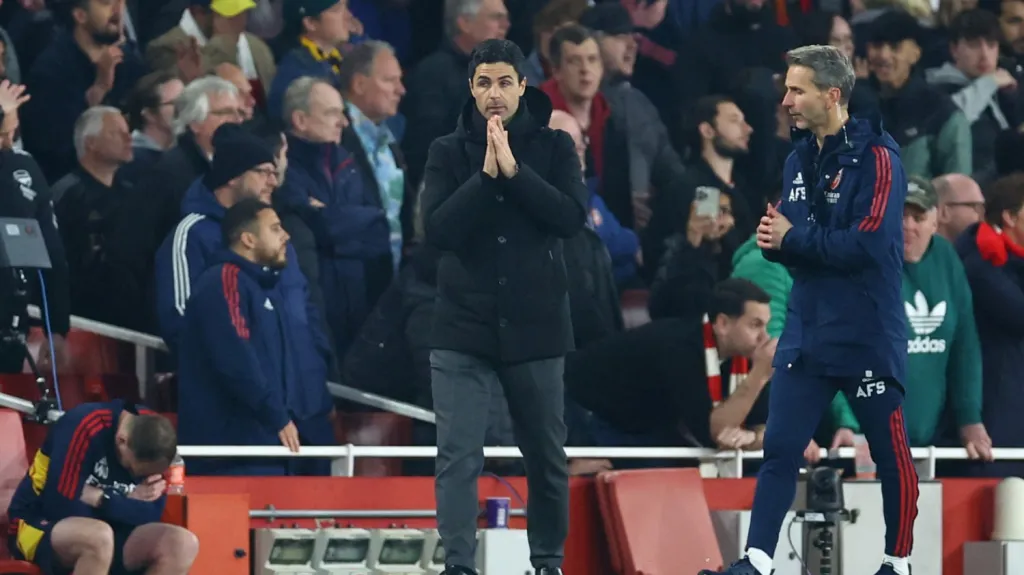 Trenér Arsenalu Mikel Arteta