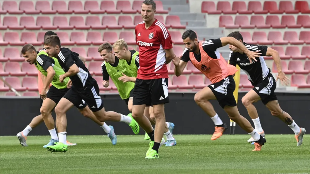 Brian Priske na tréninku Sparty