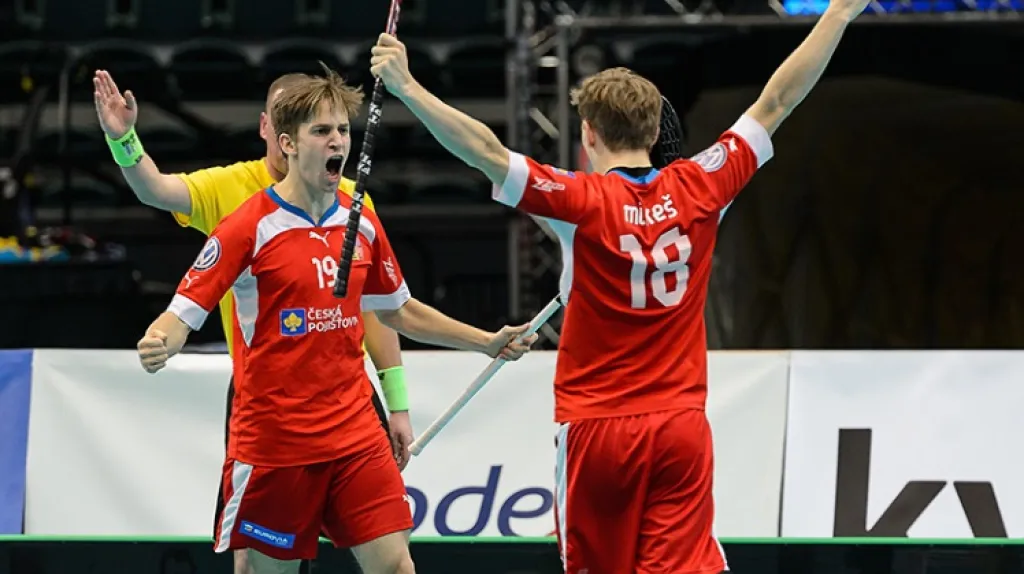 Radost českých florbalistů