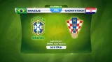 Sestřih utkání Brazílie - Chorvatsko