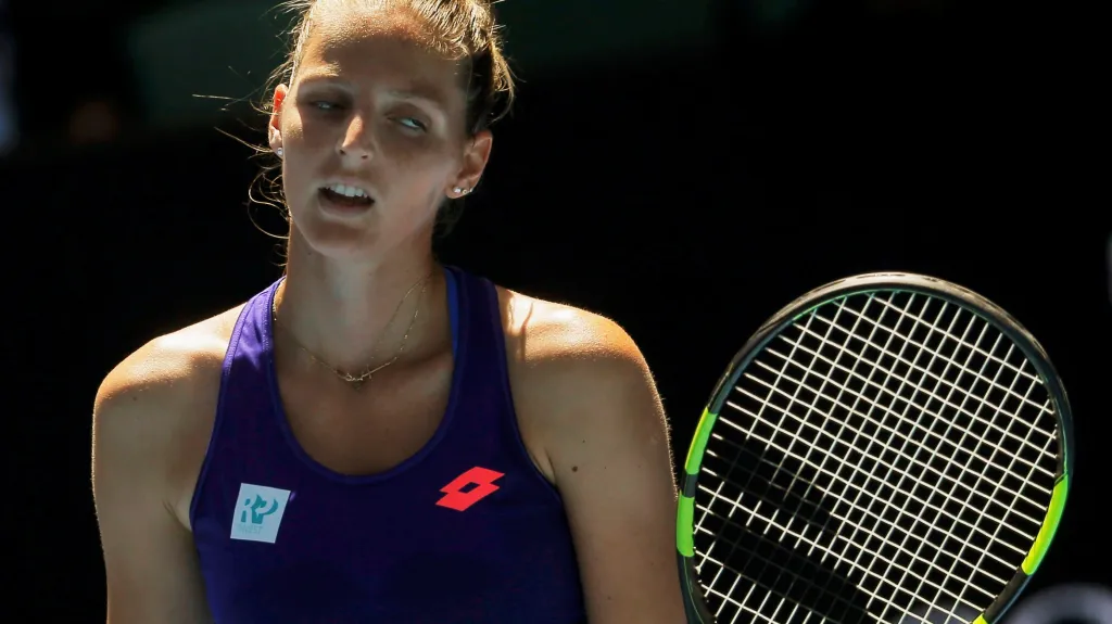 Zklamaná Kristýna Plíšková