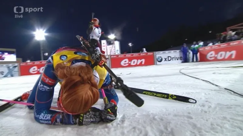 Soukalová byla ve sprintu v Chanty Mansijsku druhá - sestřih závodu