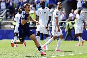Ermin Mahmič slaví gól na MS proti Kataru