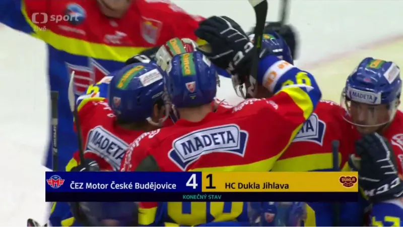 Sestřih utkání České Budějovice - Jihlava