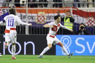 Radost fotbalistů Chorvatska