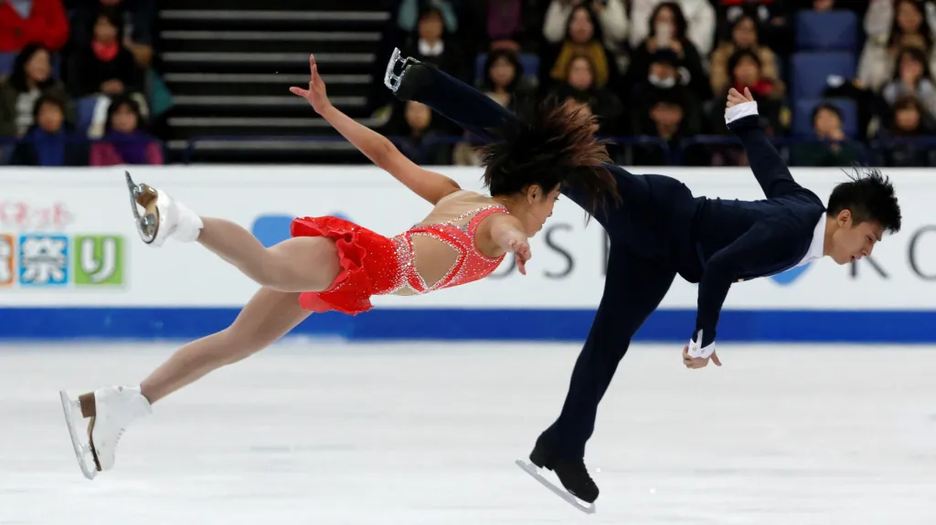 Čínský pár Suej Wen-ťing a Chan Cchung