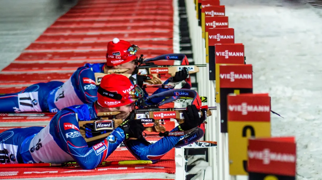 Michal Šlesingr (v popředí) a Ondřej Moravec