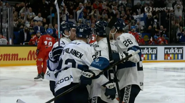 Gól v utkání Finsko – Česko: Ruotsalainen – 1:0 (2. min.)