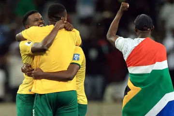 Fotbalisté JAR slaví postup na MS