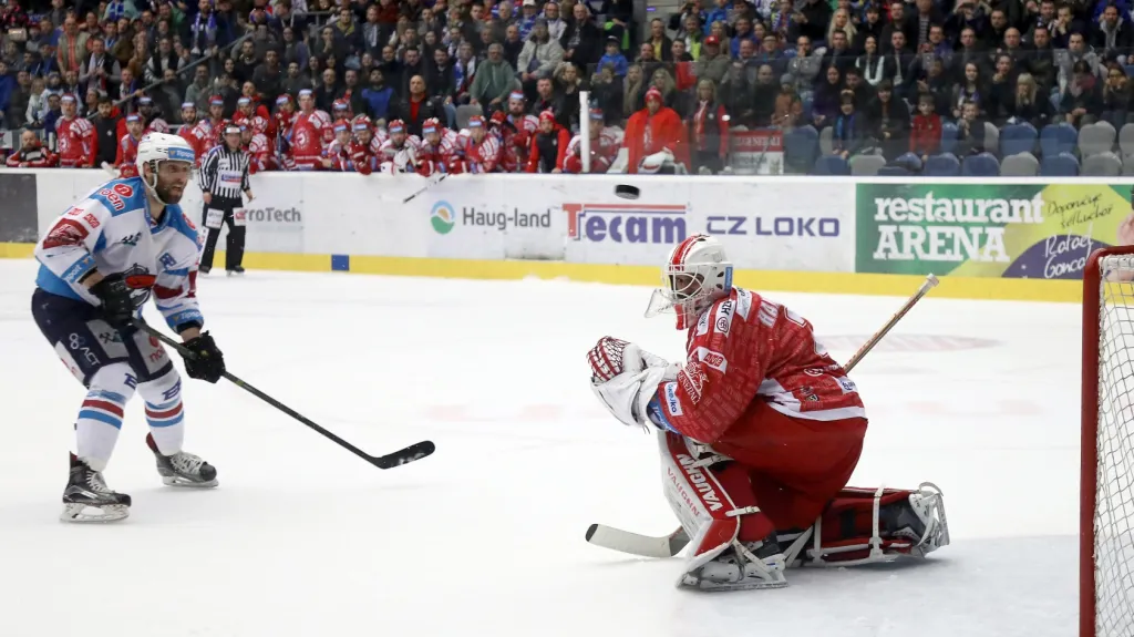 Utkání Chomutov - Třinec