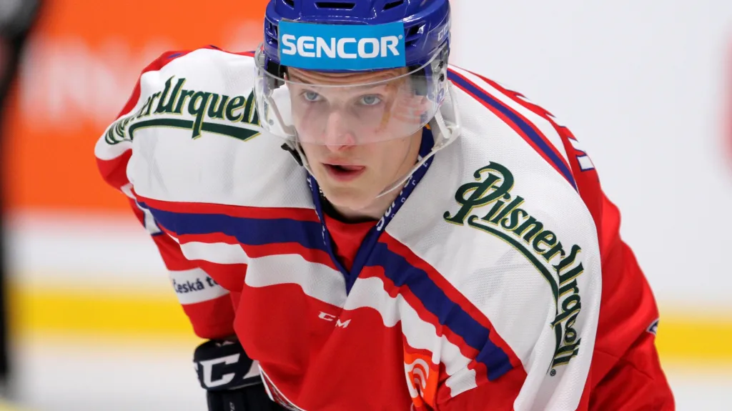 Dominik Kubalík v reprezentačním dresu