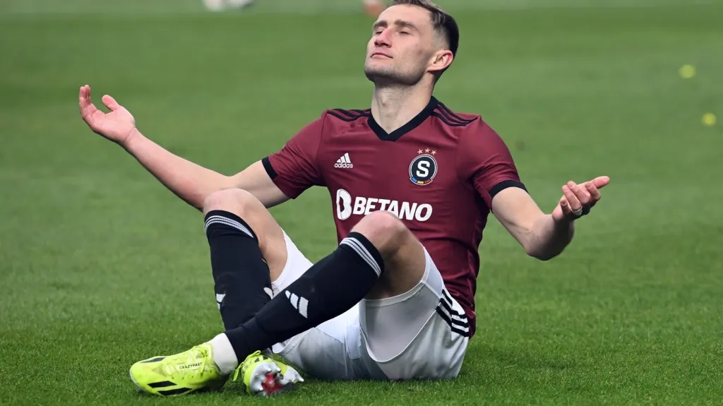 Gesto Jana Kuchty po vstřeleném gólu v síti Baníku