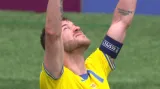 Gól v utkání Ukrajina – Severní Makedonie: Jarmolenko – 1:0 (29. min)