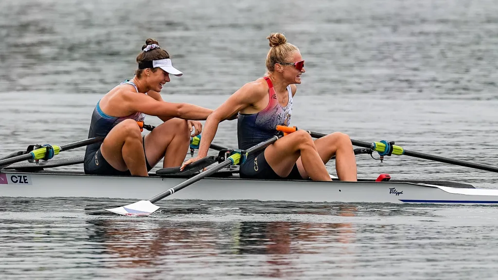 Anna Šantrůčková s Lenkou Lukšovou