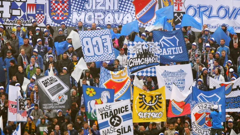 Fanoušci Baníku Ostrava