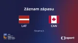 Záznam utkání Lotyšsko – Kanada