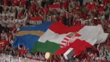 Radost Maďarů na ledě i na tribunách z první výhry po 77 letech