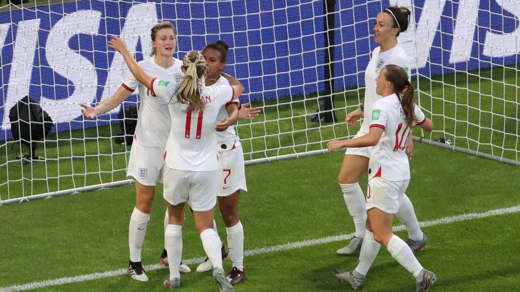 Radost anglických fotbalistek