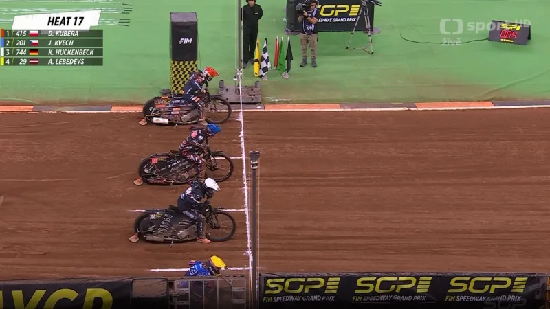 Poslední jízda Jana Kvěcha v Cardiffu