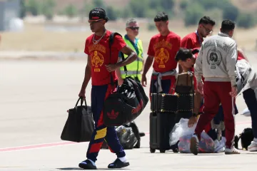 Španělští mistři světa se vrátili do Madridu