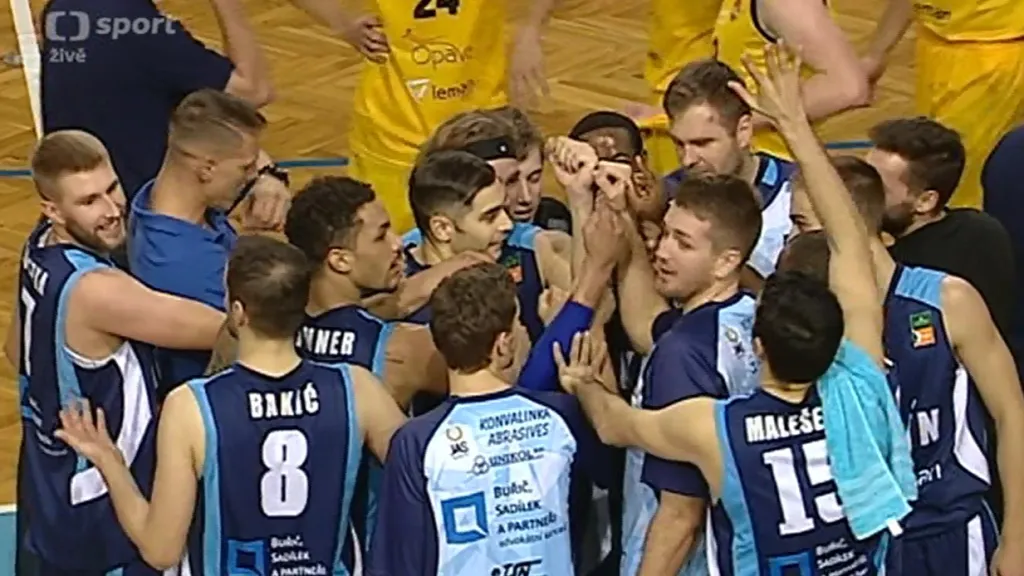 Radost basketbalistů Kolína