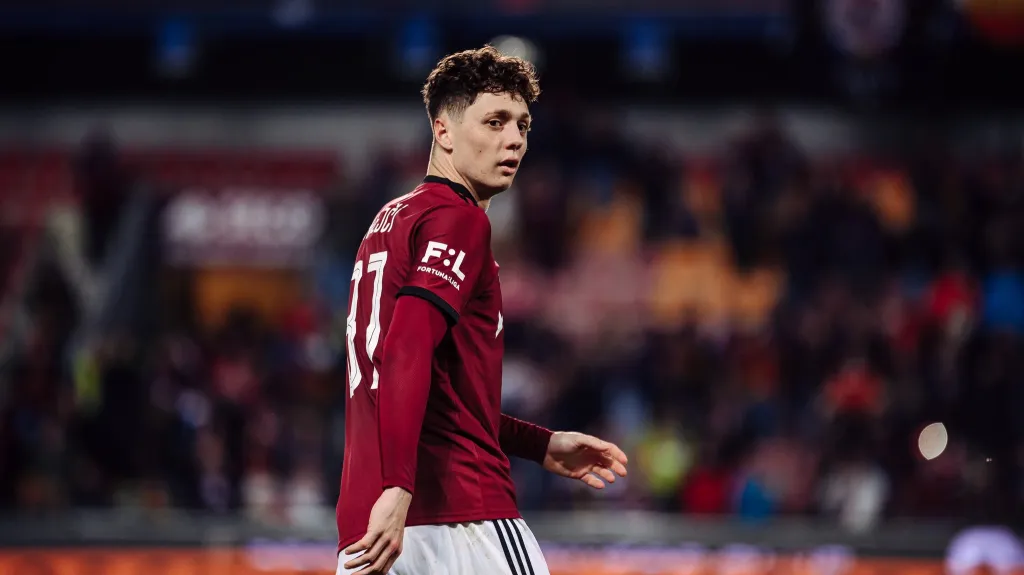 Ladislav Krejčí mladší v dresu Sparty