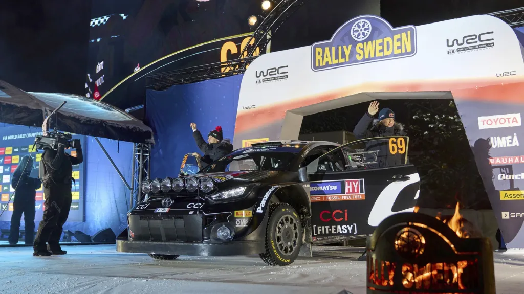 Rovanperä na startu Švédské rallye
