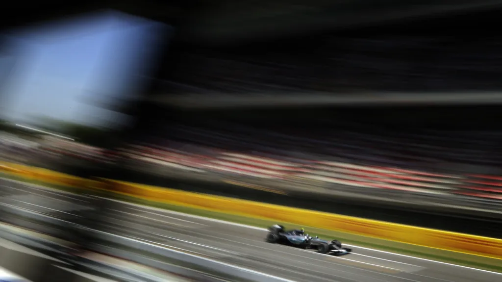 Nico Rosberg v cílové rovince