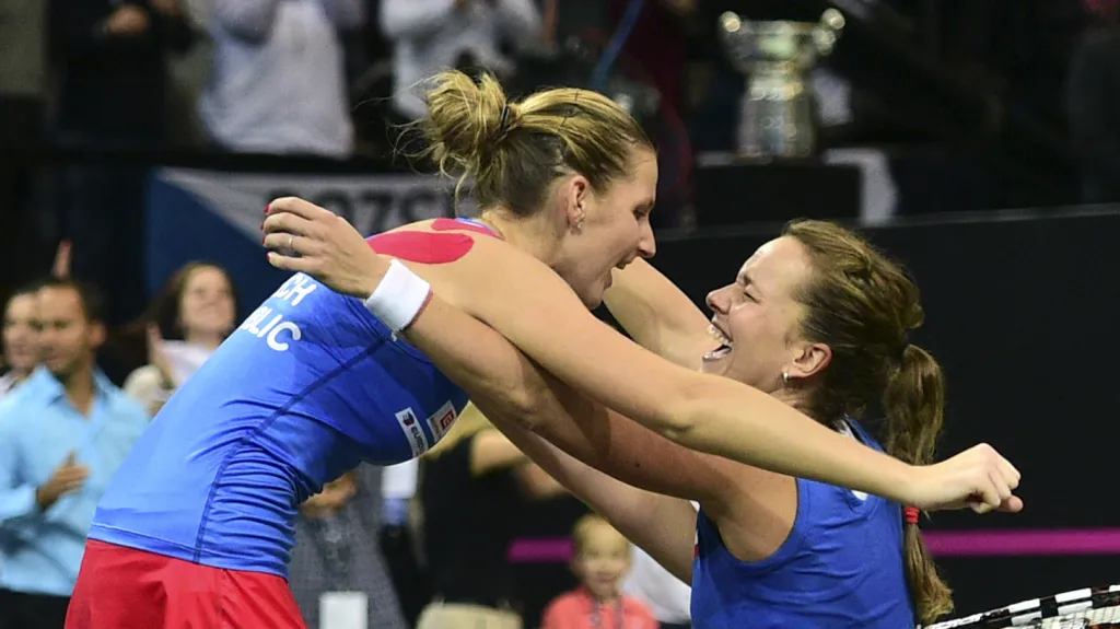 Karolína Plíšková a Barbora Strýcová