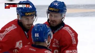 Gól v utkání Česko – Švýcarsko: Flek – 3:5 (58. min.)