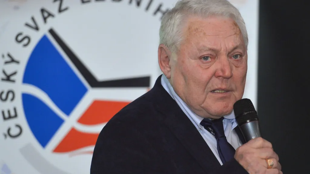 Jan "Gusta" Havel při uvedení do Síně slávy