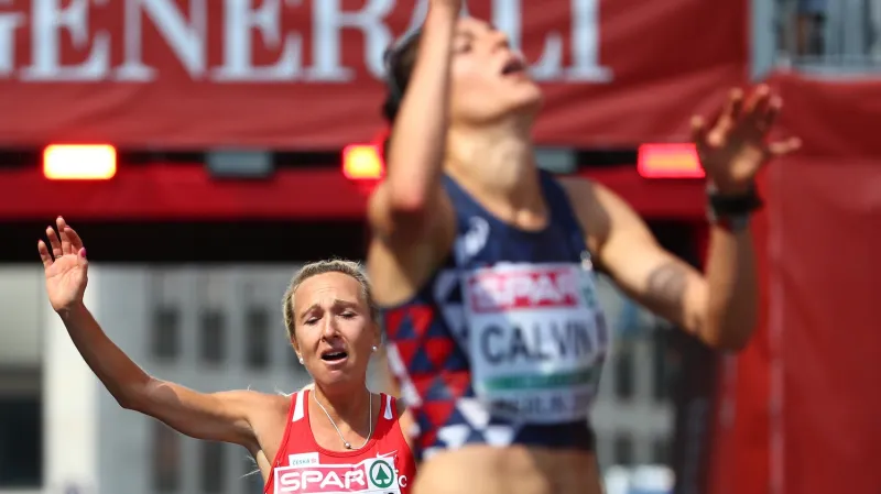 Vrabcová Nývltová v cíli berlínského maratonu