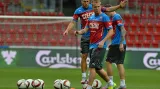 Česká reprezentace se připravuje na zápas s Kazachstánem