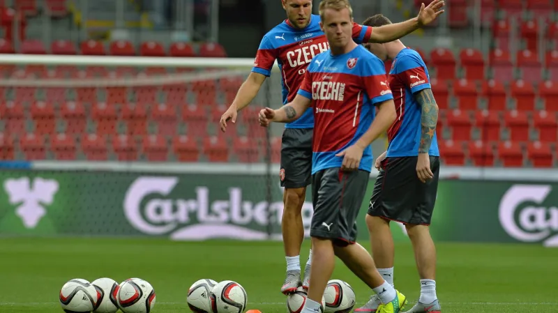 Česká reprezentace se připravuje na zápas s Kazachstánem