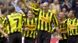 2001: Rosický se spoluhráčem Janem Kollerem v dresu Borussie Dortmund