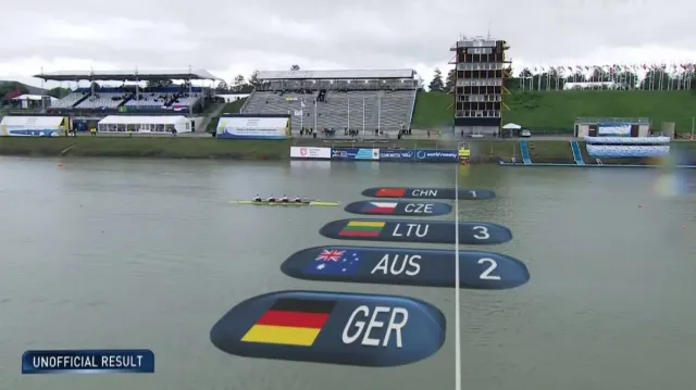 Rozjížďka české párové čtyřky žen