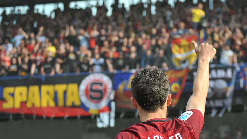 David Lafata se loučí se sparťanskými fanoušky