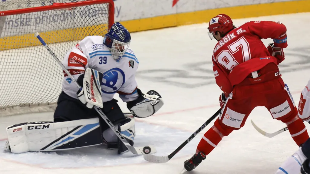 Utkání Třinec - Plzeň