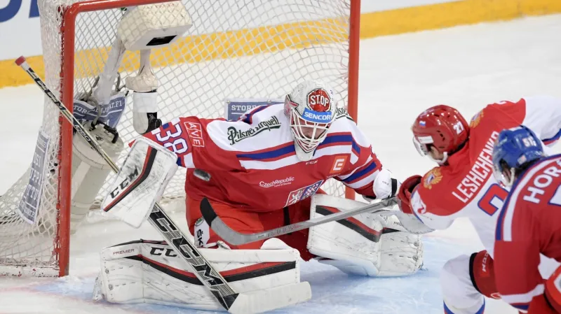 Dominik Furch v utkání proti Rusku