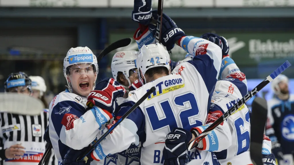 Radost hokejistů Brna