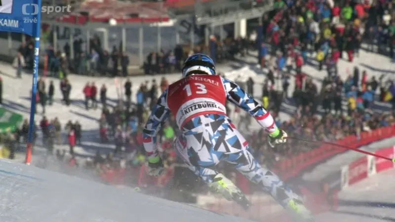 Vítězná jízda Matthiase Mayera v Kitzbühelu v super-G