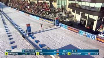 Poslední sprint sezony SP ovládl domácí Laegreid