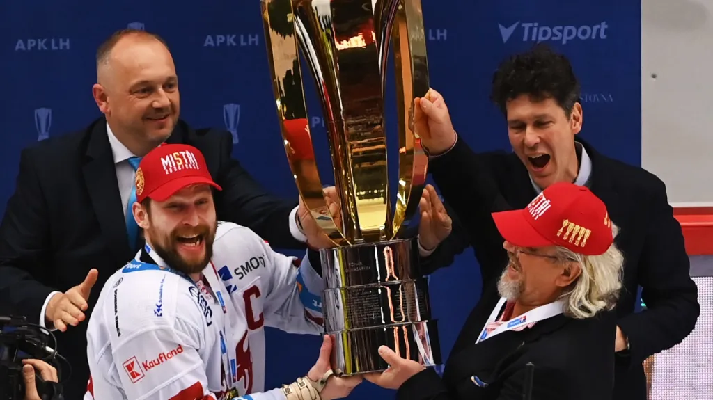 Petr Vrána a prezident Třince Ján Moder