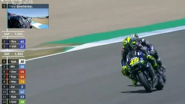 Quartararo znovu opanoval MotoGP v Jerezu, Rossi dojel na bedně